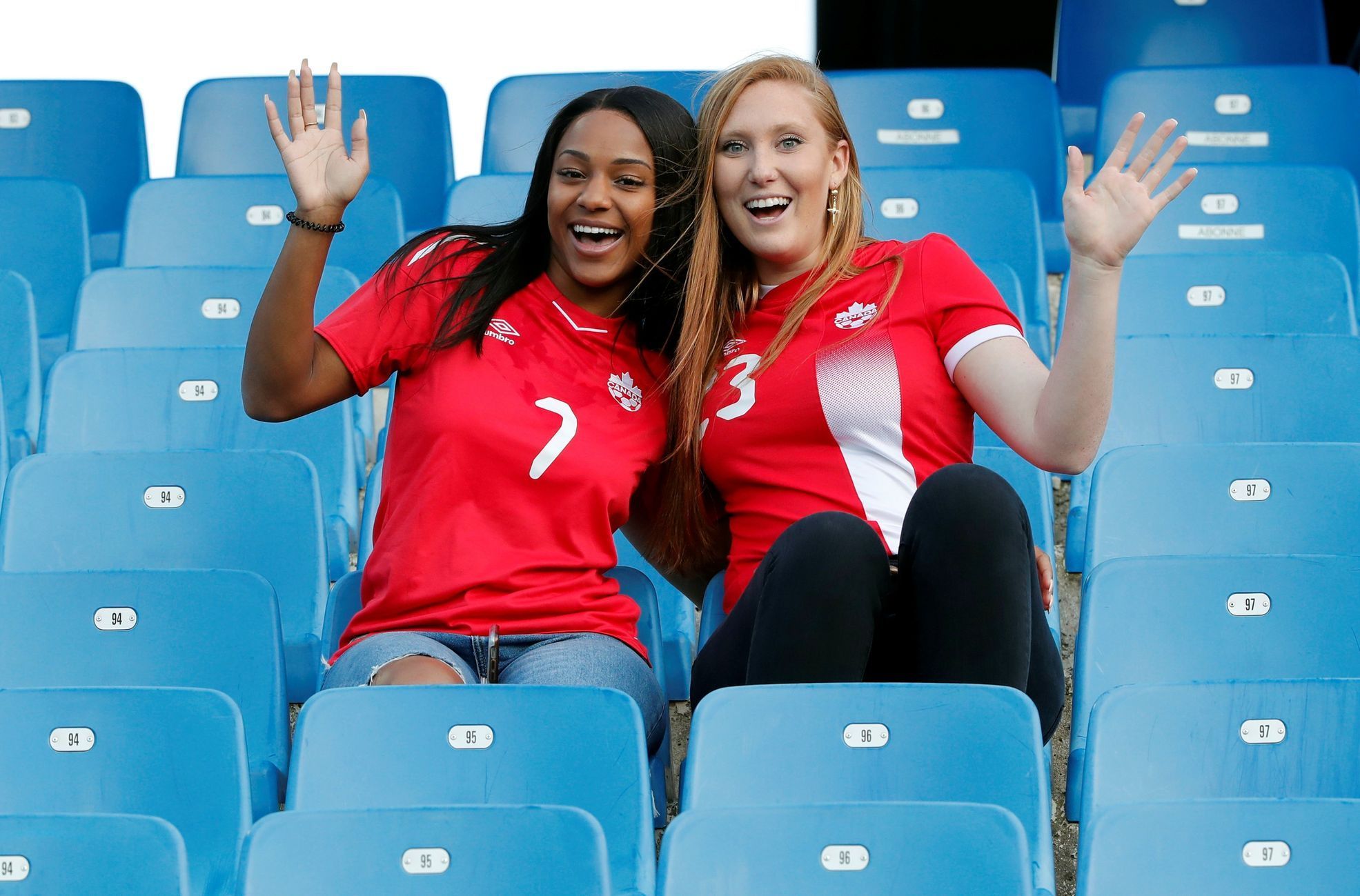 Fanoušci a fanynky na MS ve fotbale žen 2019: Kanada