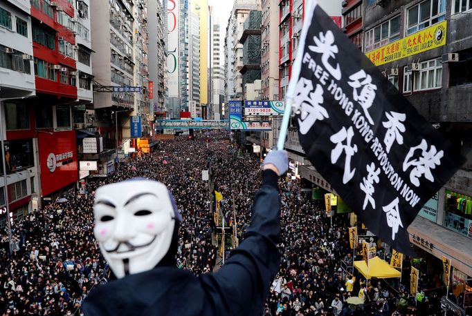Protivládní demonstrace v Hongkongu