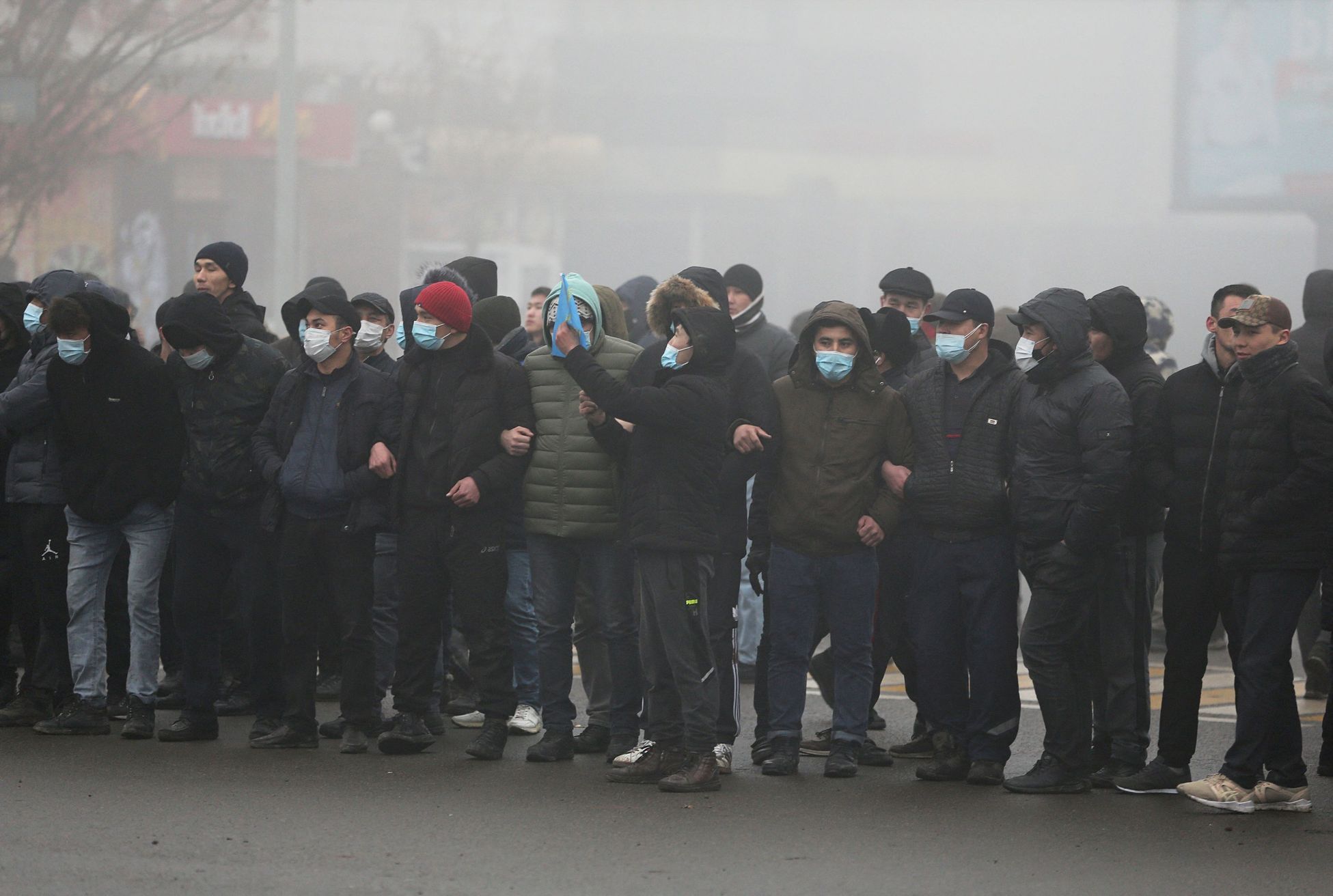 Protesty v Kazachstánu