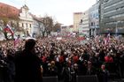 Tisíce Slováků opět vyrazily do ulic Bratislavy, žádají hlavu šéfa policie Gašpara