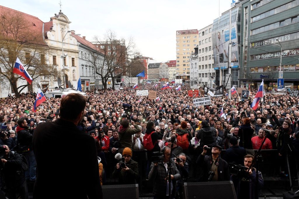 Bratislava demonstrace
