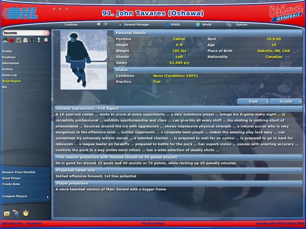 NHL Eastside Hockey Manager 2007