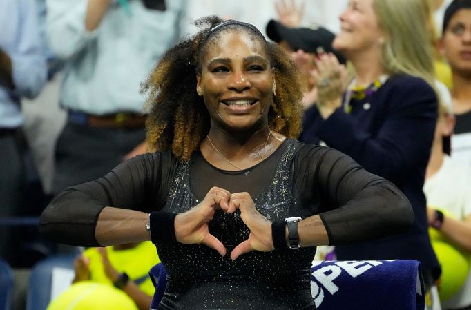 US Open 2022, 1. den (Serena Williamsová)