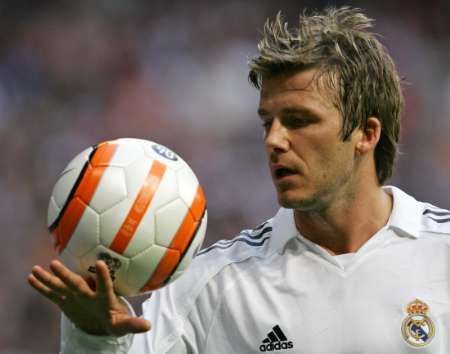 David Beckham, toho času hráč Realu Madrid