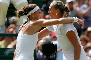 FOTO Tak Kvitová rozstřílela kamarádku a prošla do finále