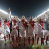Fotbalisté Monaka slaví postup z osmifinále Ligy mistrů