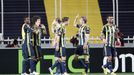 Fotbal Evropská liga, Fenerbahce - Plzeň: hráči Galatasaraye slaví gól