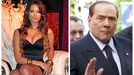 Marocká tanečnice Karima Mahrúgová, zvaná Ruby, a někdejší italský premiér Silvio Berlusconi.