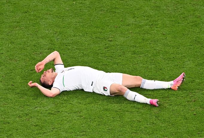 Andrea Belotti ve čtvrtfinále proti Belgii