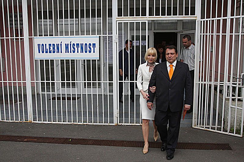 Paroubek ve volební pátek