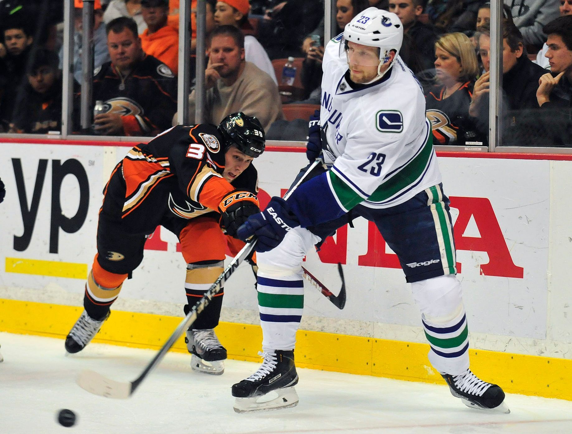 NHL: Vancouver Canucks at Anaheim Ducks