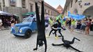 Festivalový průvod na zahájení 42. ročníku Prázdnin v Telči.