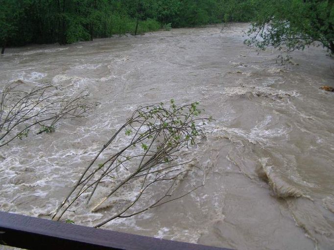 Návsí - řeka Olše.