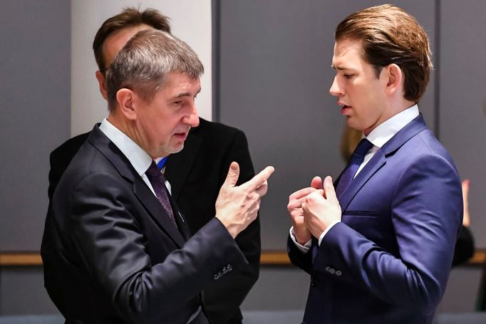 Andrej Babiš a Sebastian Kurz (archivní snímek).