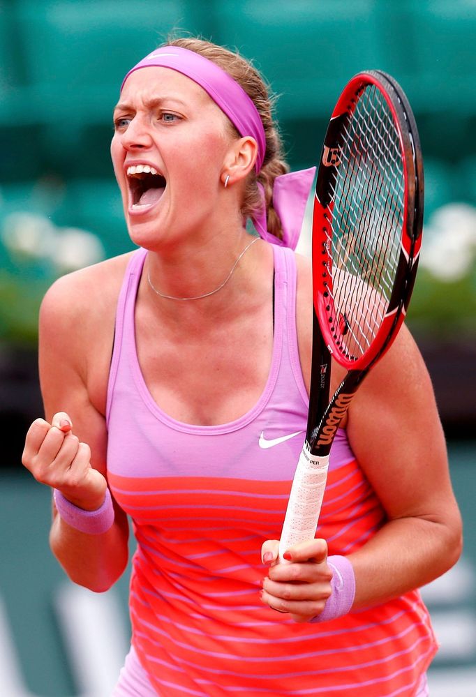 Petra Kvitová ve druhém kole French Open 2015