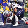 Touchdown Sony Michela (26) z New England Patriots v Super Bowlu LIII
