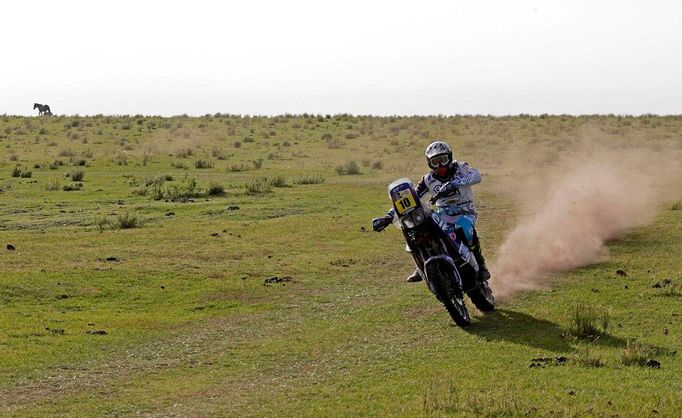 Rallye Dakar 2013, devátá etapa mezi Tucumánem a argentinskou Cordobou (Francouz David Casteu)