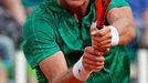 Tomáš Berdych v souboji se Stanislasem Wawrinkou