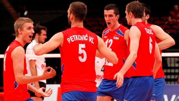 Srbové se radují ze zisku druhého triumfu na mistrovství Evropy