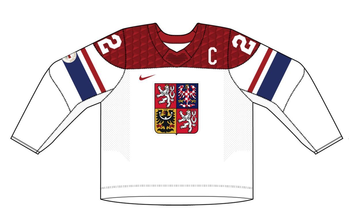 Dres české hokejové reprezentace pro OH 2022 v Pekingu
