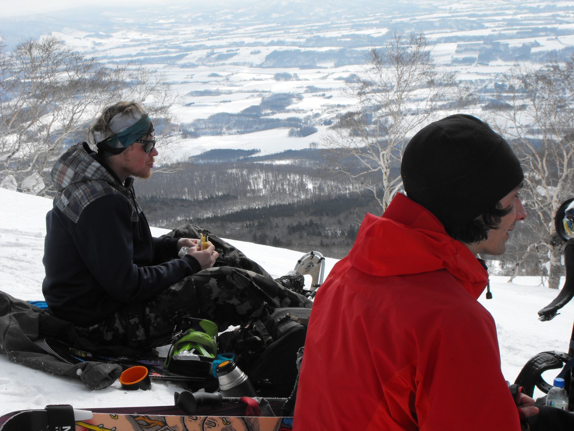 Výstup na japonskou sopku Yotei.