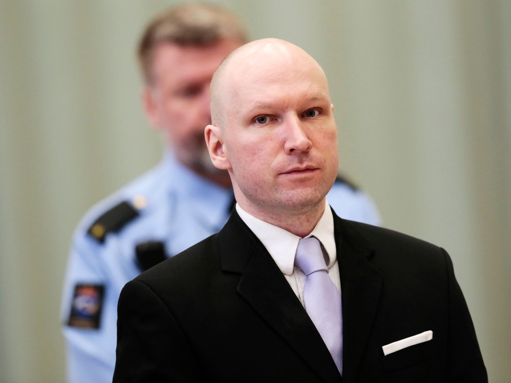 Breivik u soudu březen 2016