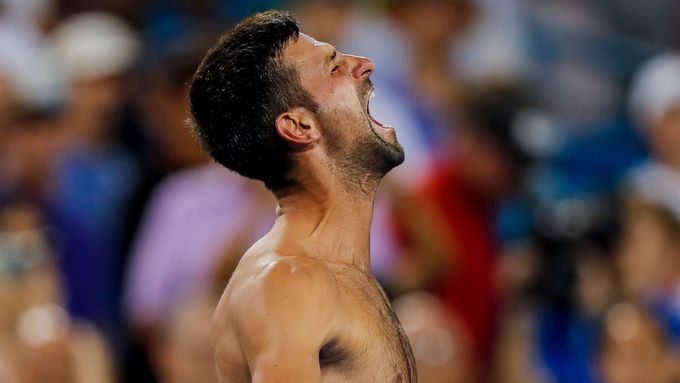 Novak Djokovič po strhujícím finále v Cincinnati.