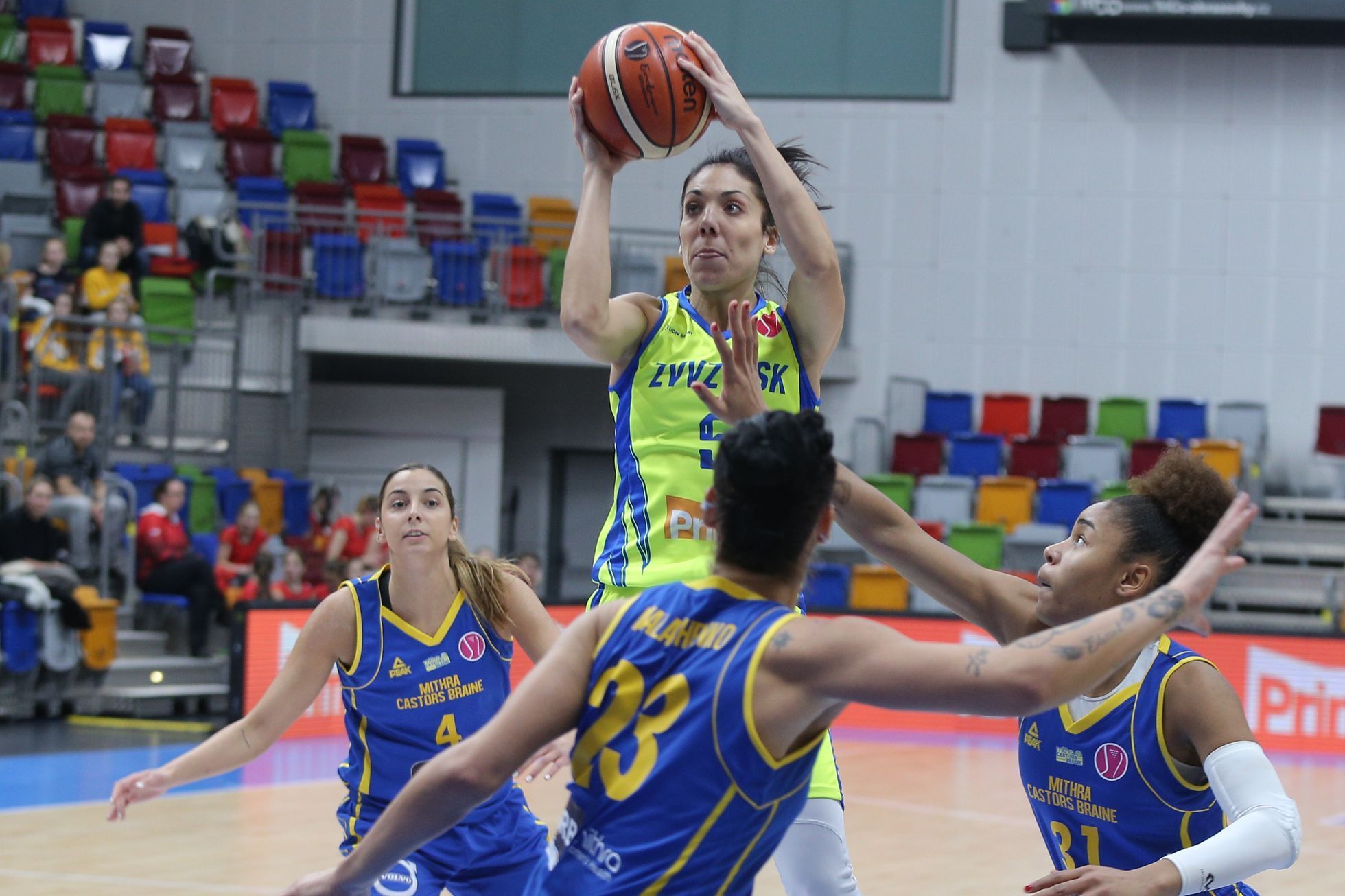 basketbal, Evropská liga žen 2019/2020, USK Praha - Castors Braine, Cristina Ouviňaová
