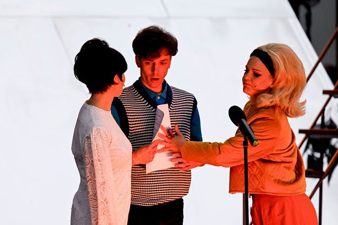 Snímek z inscenace Marta.