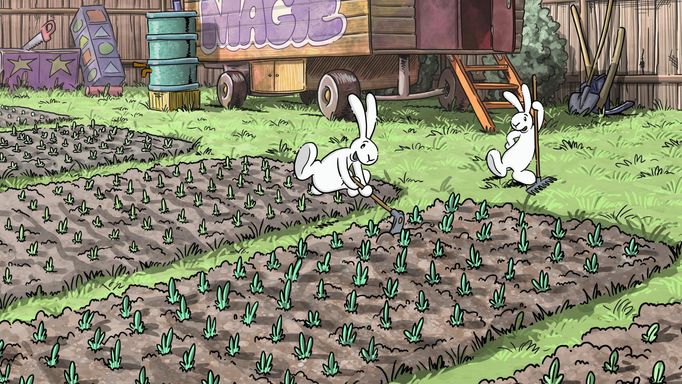 Snímek z Boba a Bobka ve filmu.