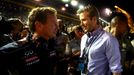 Formule 1, VC Singapuru 2013: Christian Horner a David Beckham