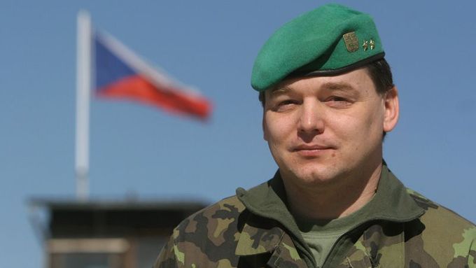 Podplukovník Jiří David, velitel českého kontingentu KFOR v Šajkovaci