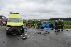 Tragická nehoda zastavila silnici Olomouc - Přerov