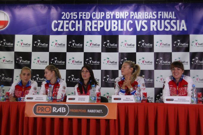 Rusko před finále Fed Cupu 2015