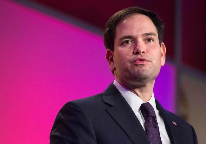 Marco Rubio, republikánský senátor a kandidát na prezidenta USA.