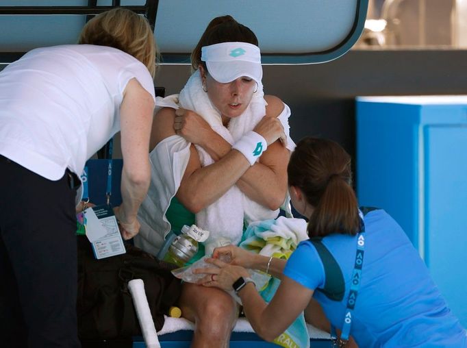 Australian Open 2018, pátý den (Alize Cornetová)