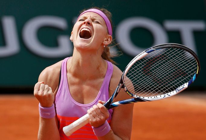 Lucie Šafářová ve čtvrtfinále French Open 2015