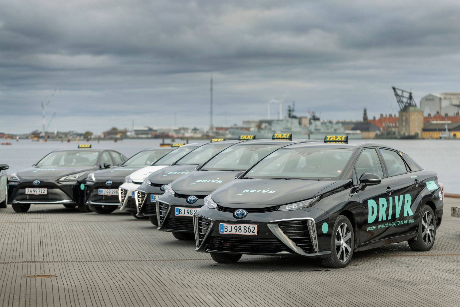 Toyota Mirai taxi Dánsko