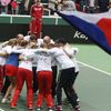 Fed Cup Česko - Austrálie: radost českého týmu