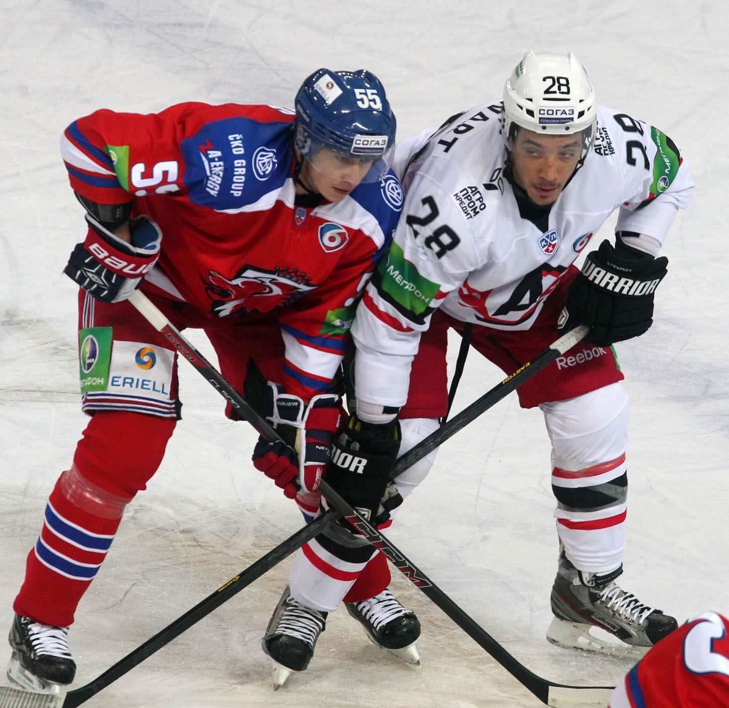 KHL, Lev Praha - Jekatěrinburg: Martin Ševc - Anthony Stewart