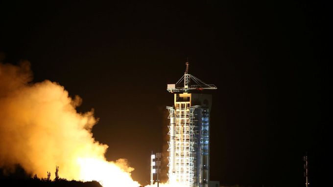 Čínský satelit Mo-c'.