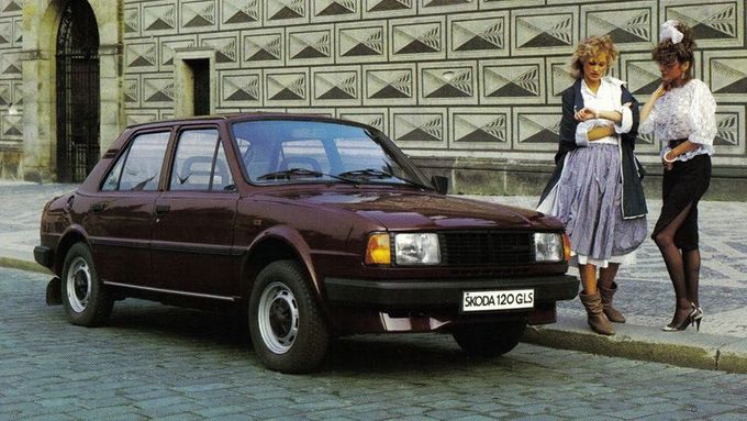 Takto vypadala Škoda 120 GLS po modernizaci v roce 1983.