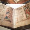 Instalace vzácných rukopisů - Klementinum, Národní knihovna, výstava - Velislavova bible, Dalimilova kronika