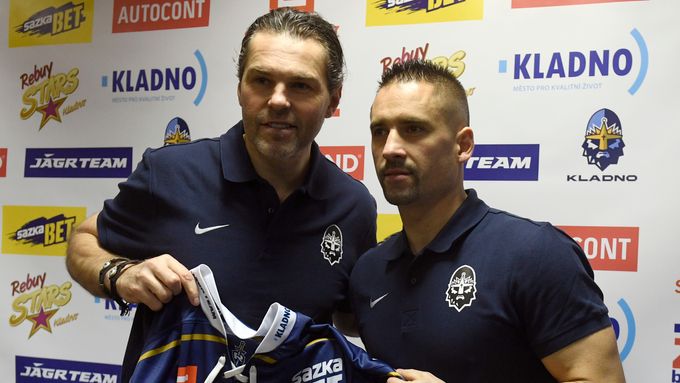 Jaromír Jágr a Tomáš Plekanec budou bojovat o návrat Kladna do extraligy.