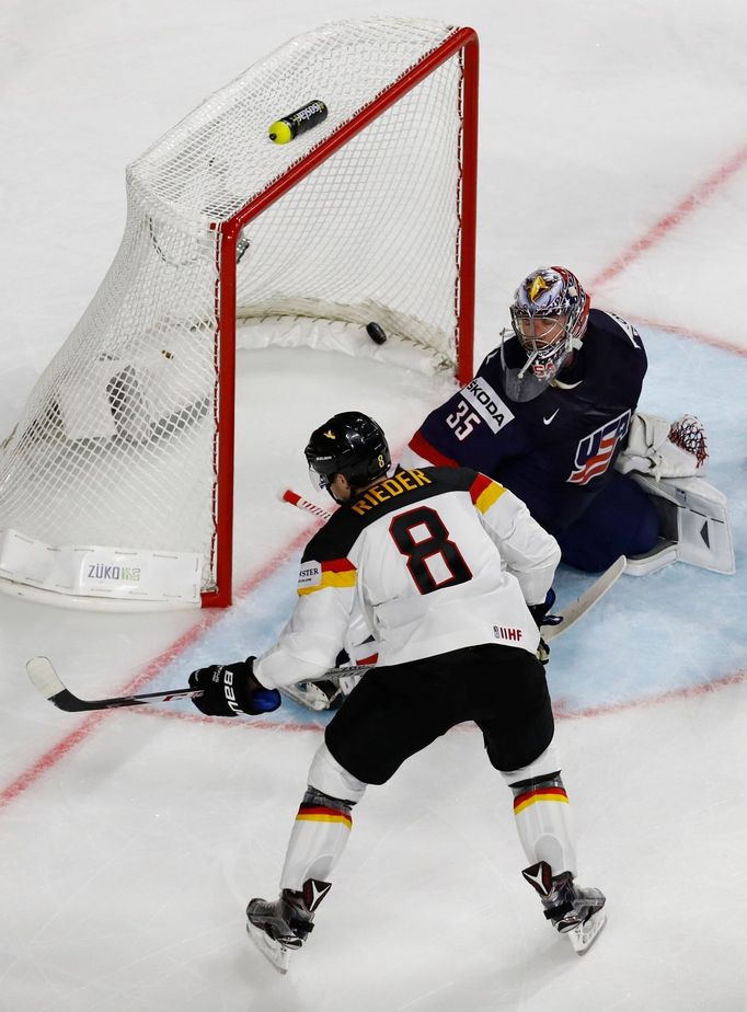 MS 2017, USA-Německo: Jimmy Howard - Tobias Rieder