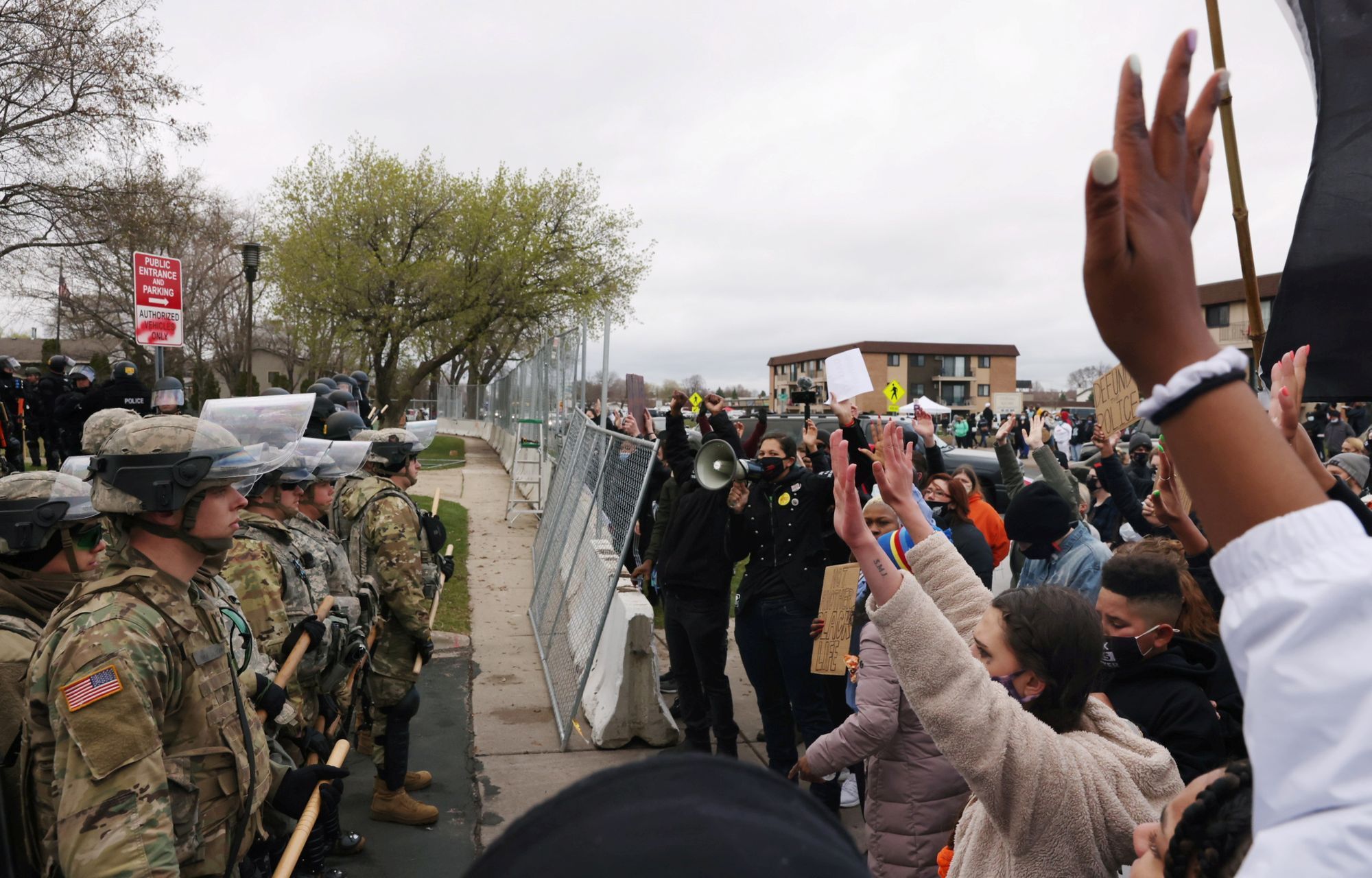Daunte Wright minneapolis minnestona usa policejní násilí protest