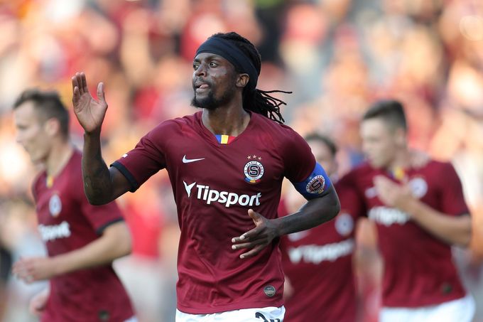 Sparta - Příbram, 4. kolo Fortuna:Ligy 2019-20: Costa se raduje z branky