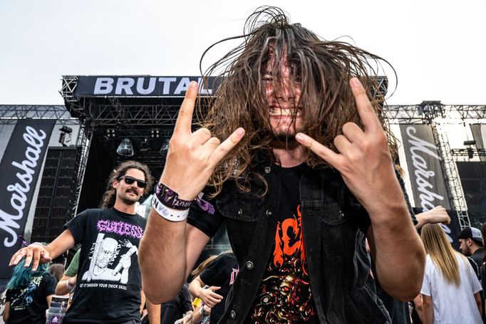 Snímek z festivalu Brutal Assault.