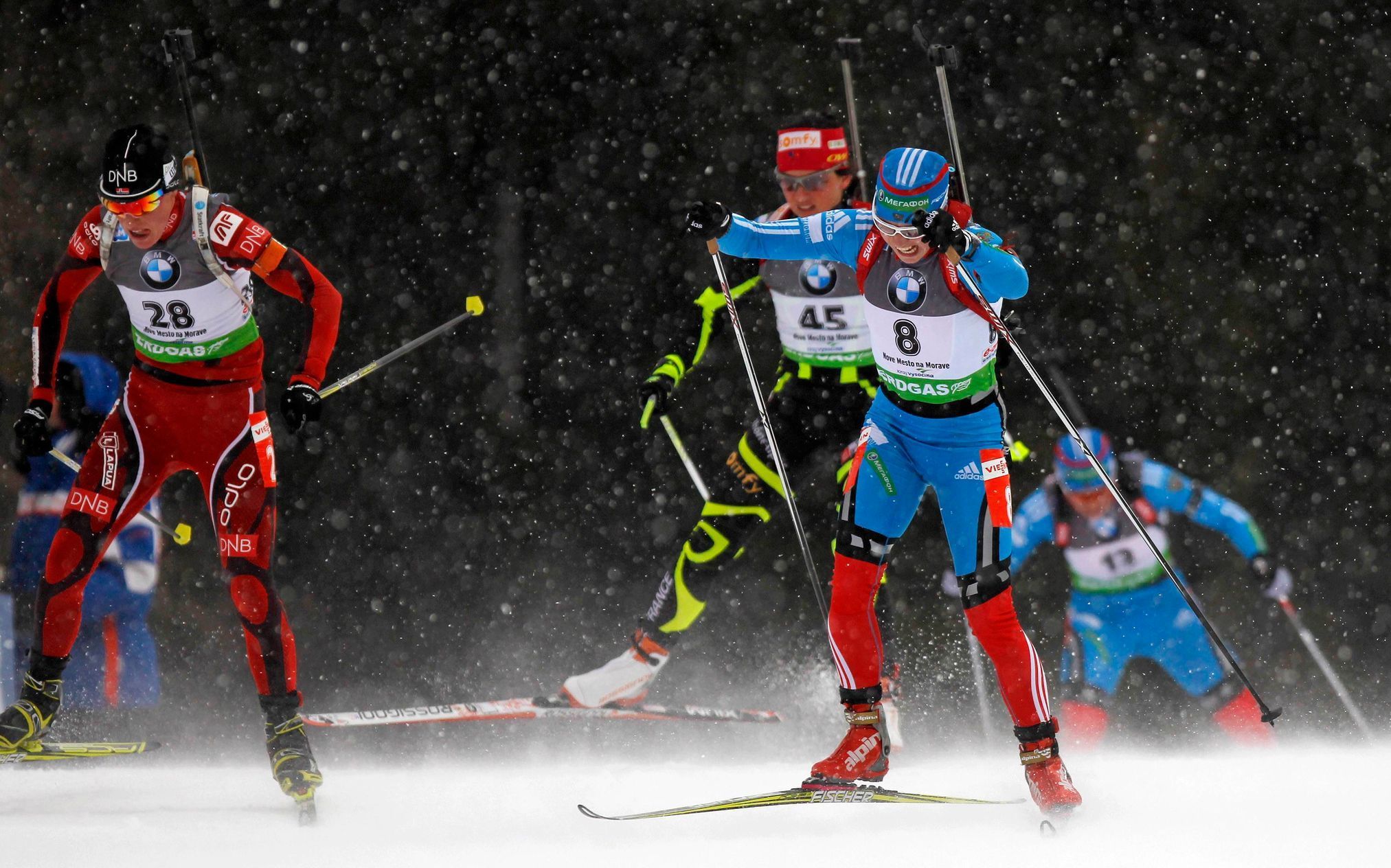 SP biatlon - Nové Město na Moravě: Světlana Slepcovová, Tora Bergerová