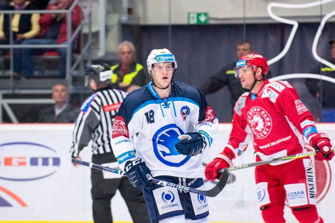 Třinec - Plzeň: Dominik Kubalík